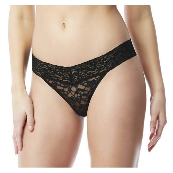 No Boundaries Women's All Over Lace Thong Panty