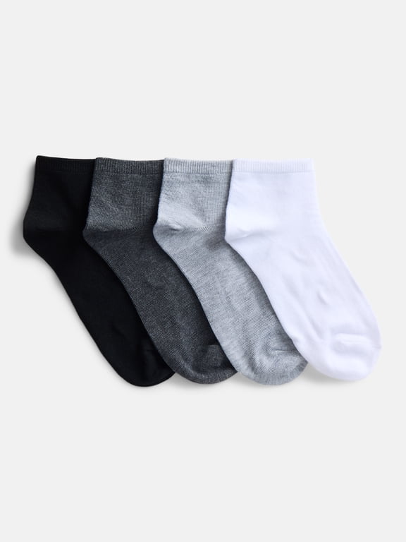 Women's Ankle Cut Socks, 20 Pack, Shoe Sizes 4-10