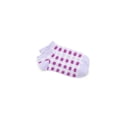 thumbnail image 1 of No Boundaries Women's Ankle Socks with Lettuce-Edge Trim, 1 Pack, Size 4-10, 1 of 3