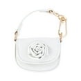 thumbnail image 1 of No Boundaries Women's Bag Charm, Cream Rose Mini Bag, 1 of 2