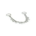 thumbnail image 1 of No Boundaries Women's Silver-Tone Disco Swag Chain Bag Charm, Silver, 1 of 2