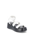 thumbnail image 1 of No Boundaries Women's Elastic Banded Platform Sandals, 1 of 5
