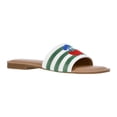 thumbnail image 1 of No Boundaries Women's Beaded Slide Sandals with Memory Foam Insole, Medium Width, 1 of 7