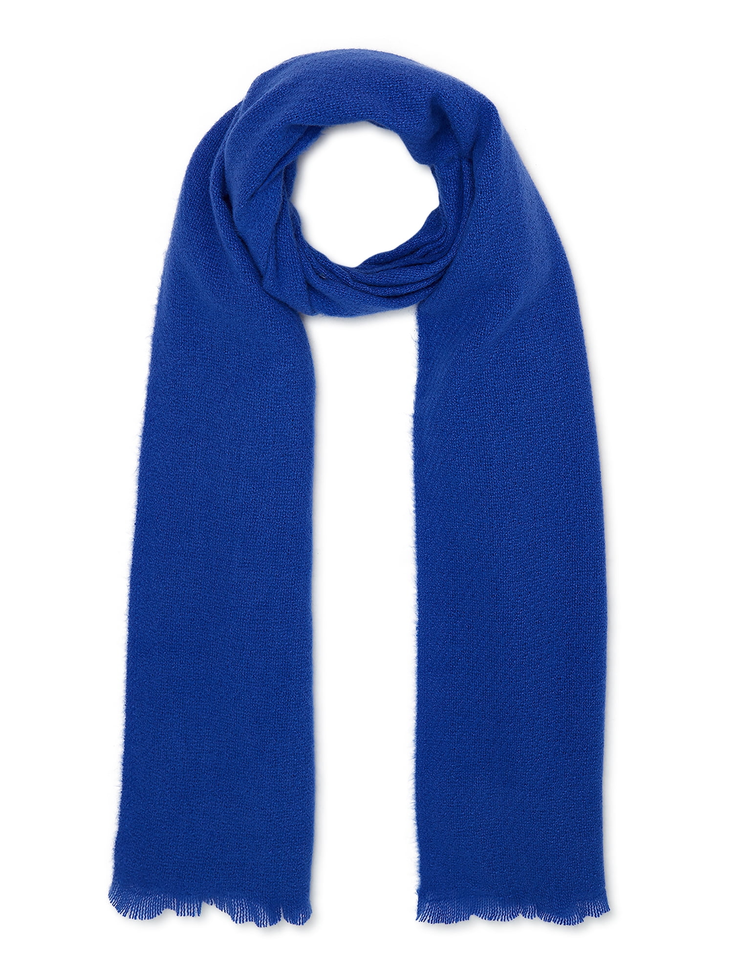 No Boundaries Women's Blanket Wrap Scarf Metro Blue - Walmart.com