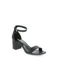 thumbnail image 1 of No Boundaries Women's Block Heel Sandals, Wide-Width Available, 1 of 5