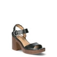 thumbnail image 1 of No Boundaries Women’s Block Heel Sandals, 1 of 5