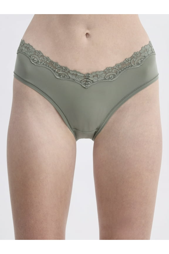 Body Base Hipster Panties with Lace, Women's