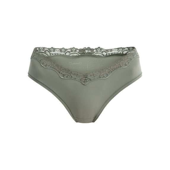 No Boundaries Body Base Hipster Panties with Lace, Women's