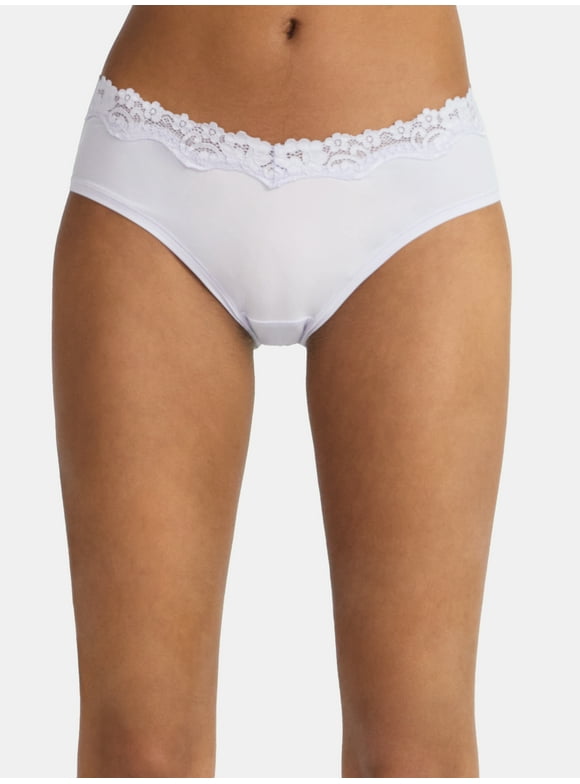Body Base Hipster Panties with Lace, Women's