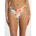 thumbnail image 1 of No Boundaries Bright Palms Bikini Bottoms, Women's XXS-XXL, 1 of 5