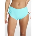 thumbnail image 1 of No Boundaries Bright Palms Bikini Boyshorts, Women's XXS-XXL, 1 of 5