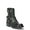 thumbnail image 1 of No Boundaries Women's Buckle Moto Boots, 1 of 6