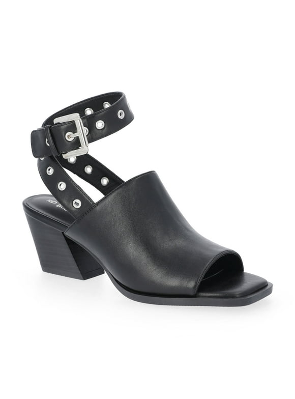 Women's Buckle Sandal Block Heels
