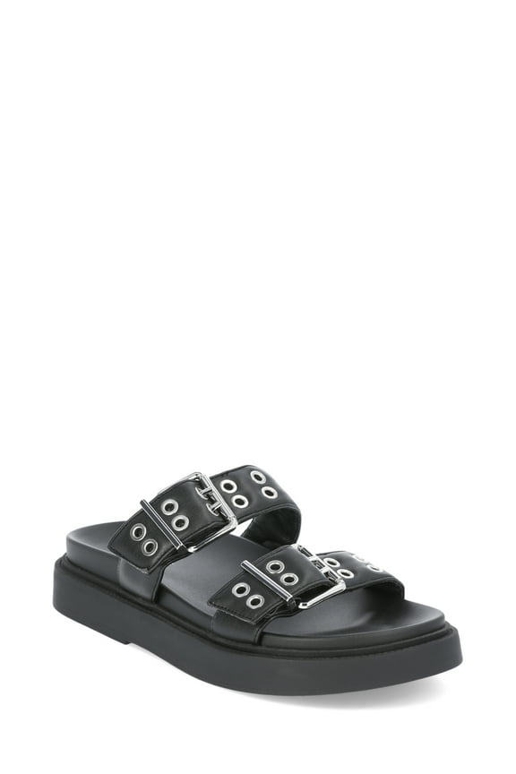 Women's Buckle Slide Sandals