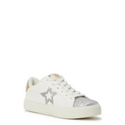 No Boundaries Women's Casual Star Low-Top Sneakers