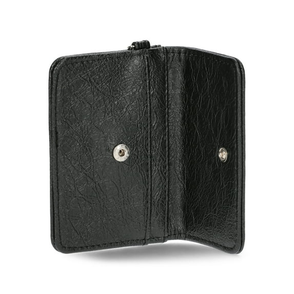 No Boundaries Women's Charm Card Holder, Black