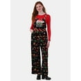 thumbnail image 1 of No Boundaries Women's Christmas Jumpsuit, 1 of 4