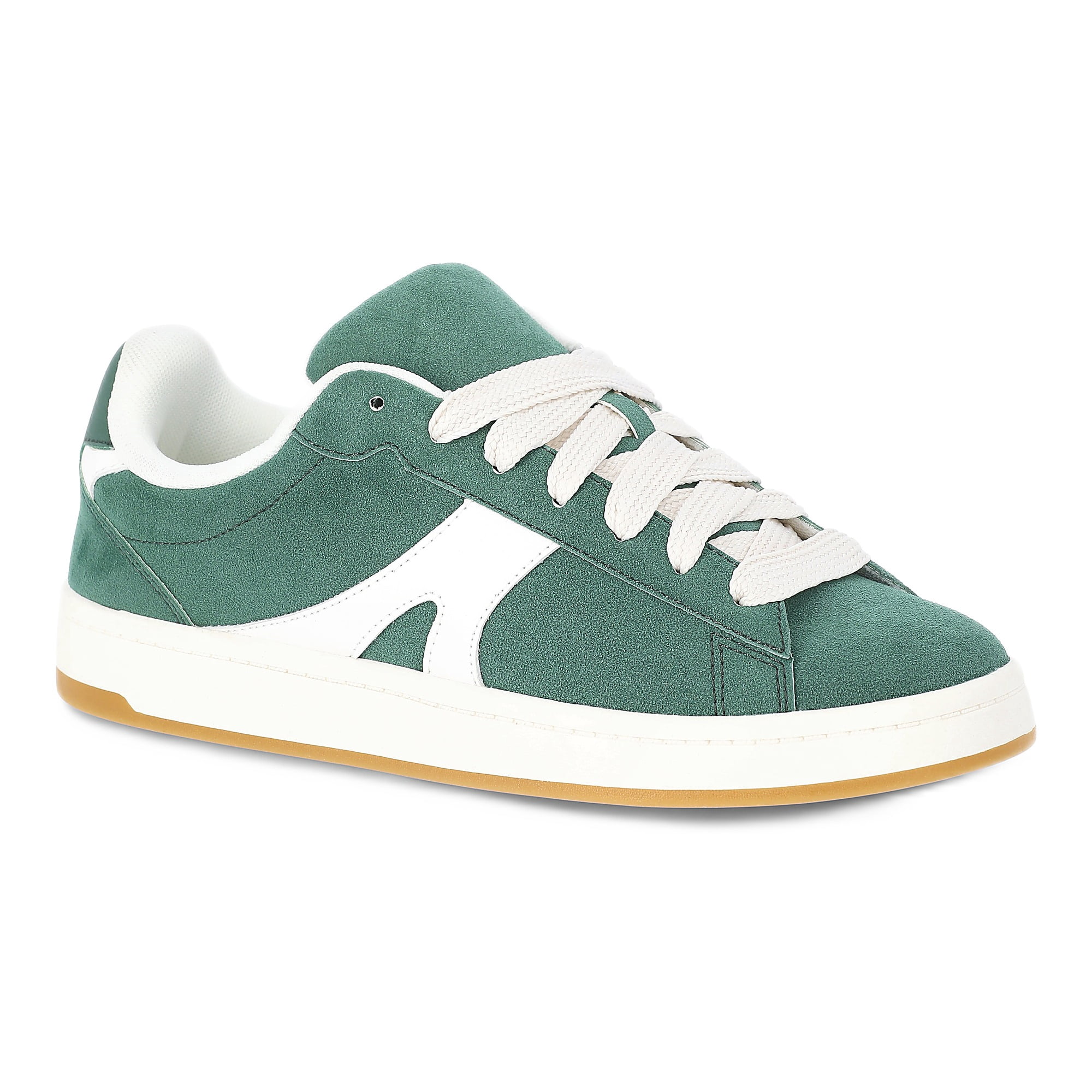No Boundaries Women's Chunky Lace-Up Skate Sneakers