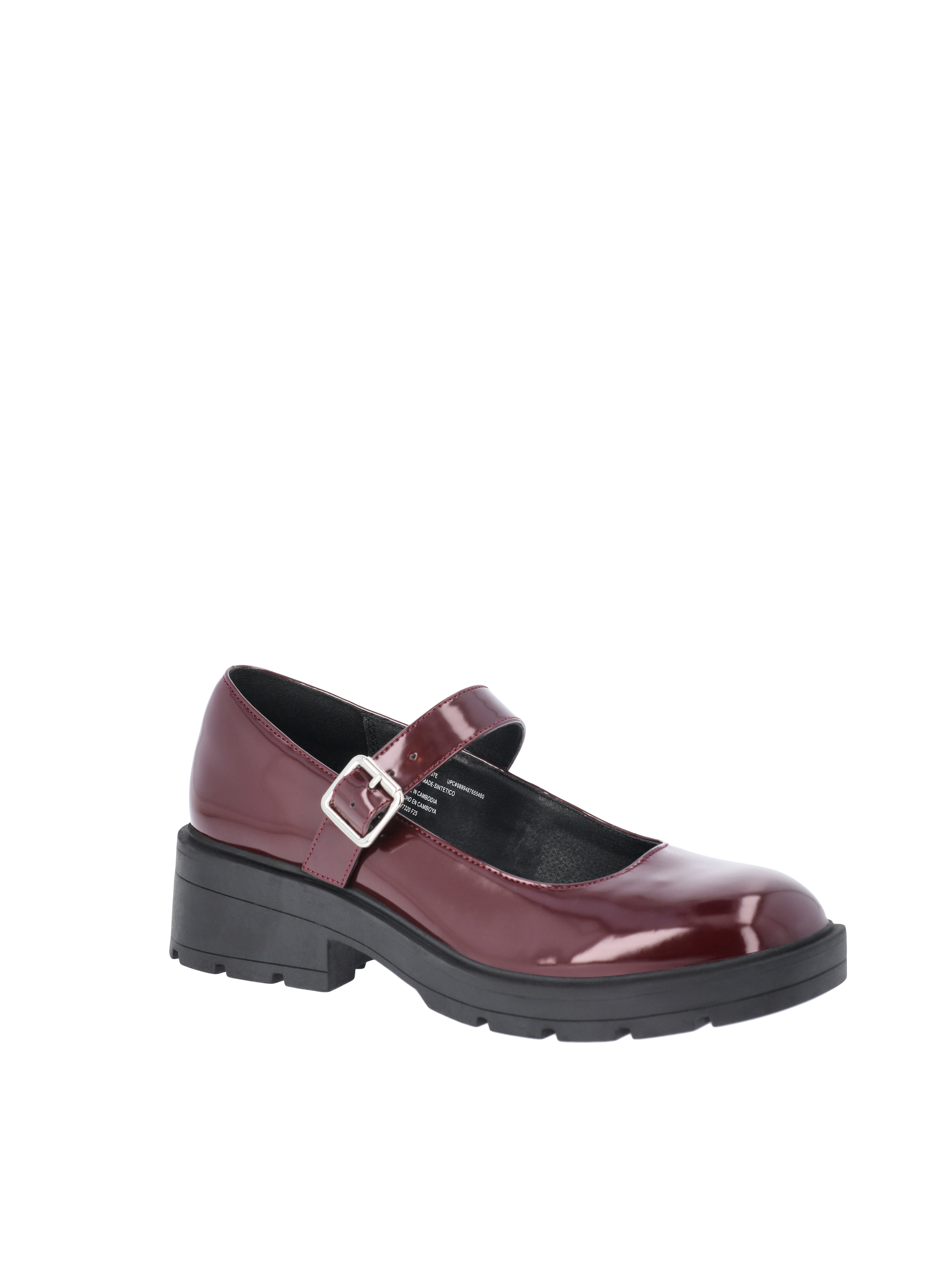 No Boundaries Women's Chunky Lug Sole Mary Jane Shoes - Walmart.com