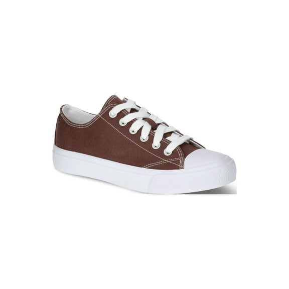 No Boundaries Classic Lace Up Sneakers, Wide Width Available, Womens