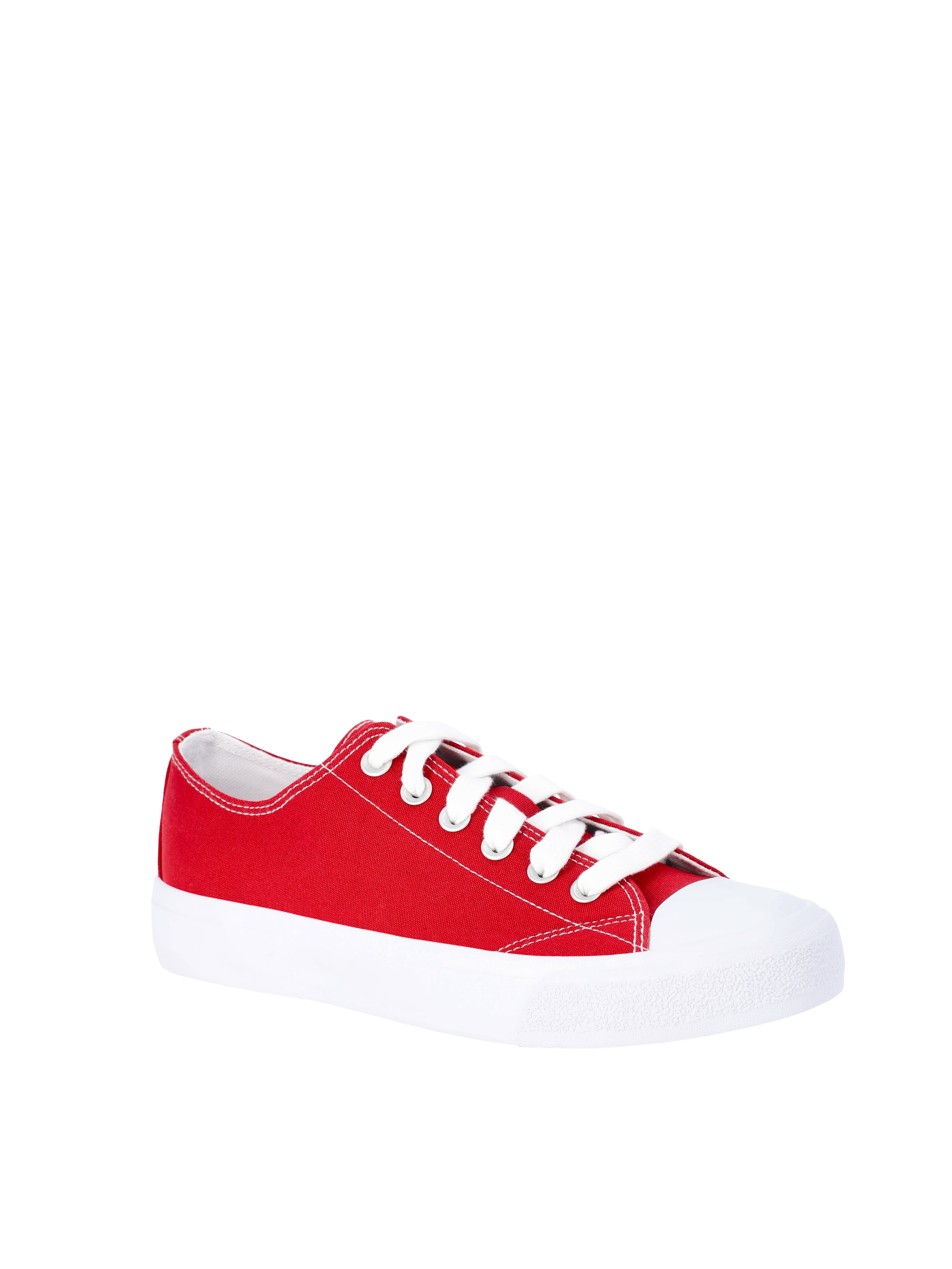 No Boundaries Classic Lace Up Sneakers, Wide Width Available, Womens