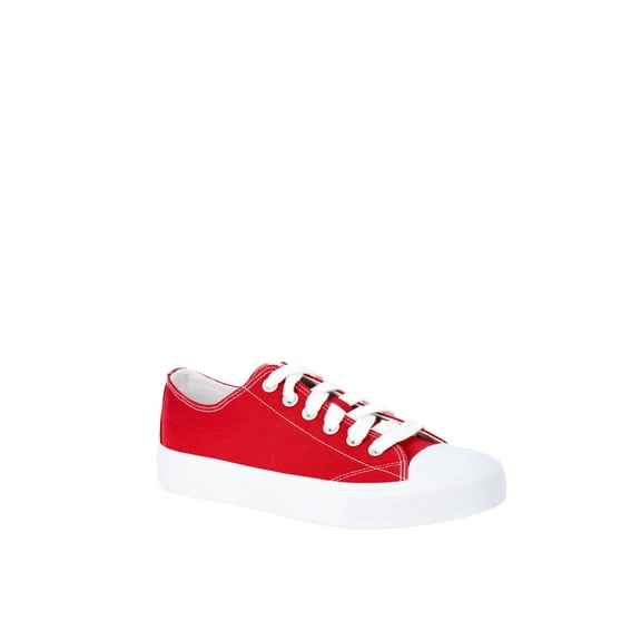 No Boundaries Classic Lace Up Sneakers, Wide Width Available, Womens