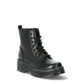 thumbnail image 1 of No Boundaries Women's Combat Boot - Wide Width Available, 1 of 6