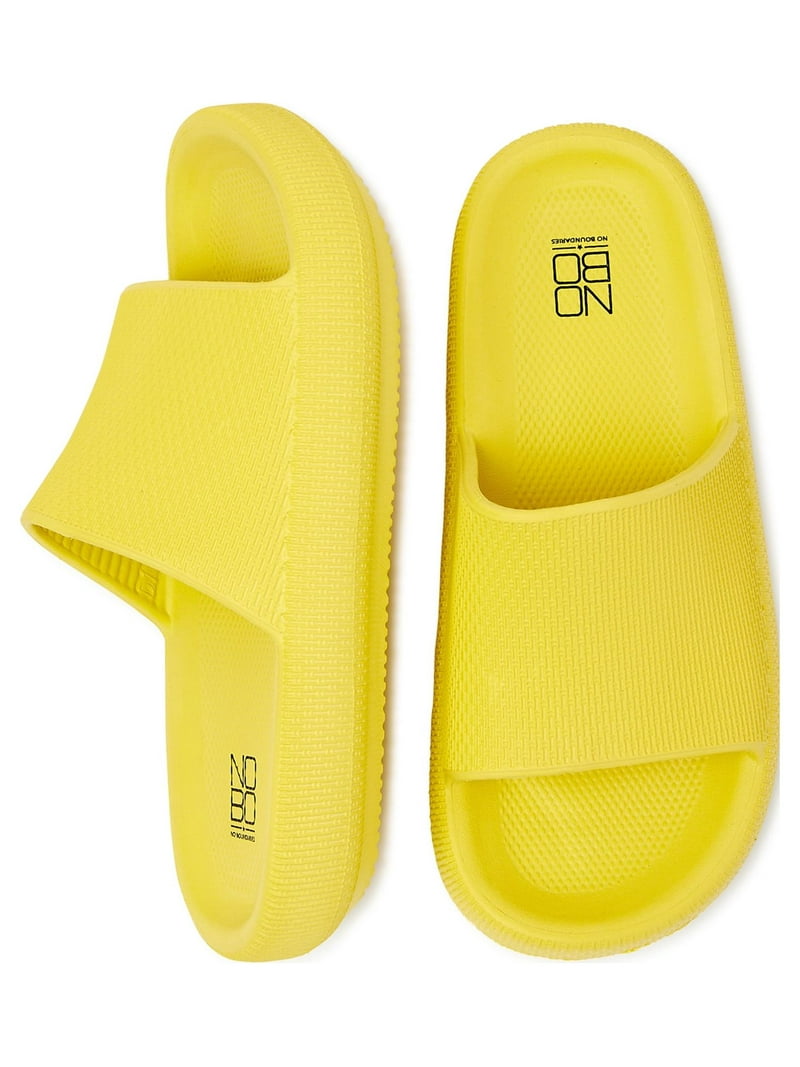 No Boundaries Women's Comfort Slide Sandals
