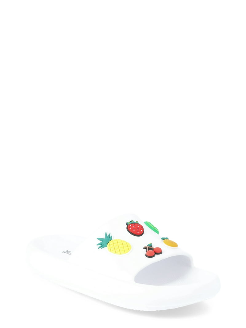 No Boundaries Women's Comfort EVA Slide Sandals, Open Toe