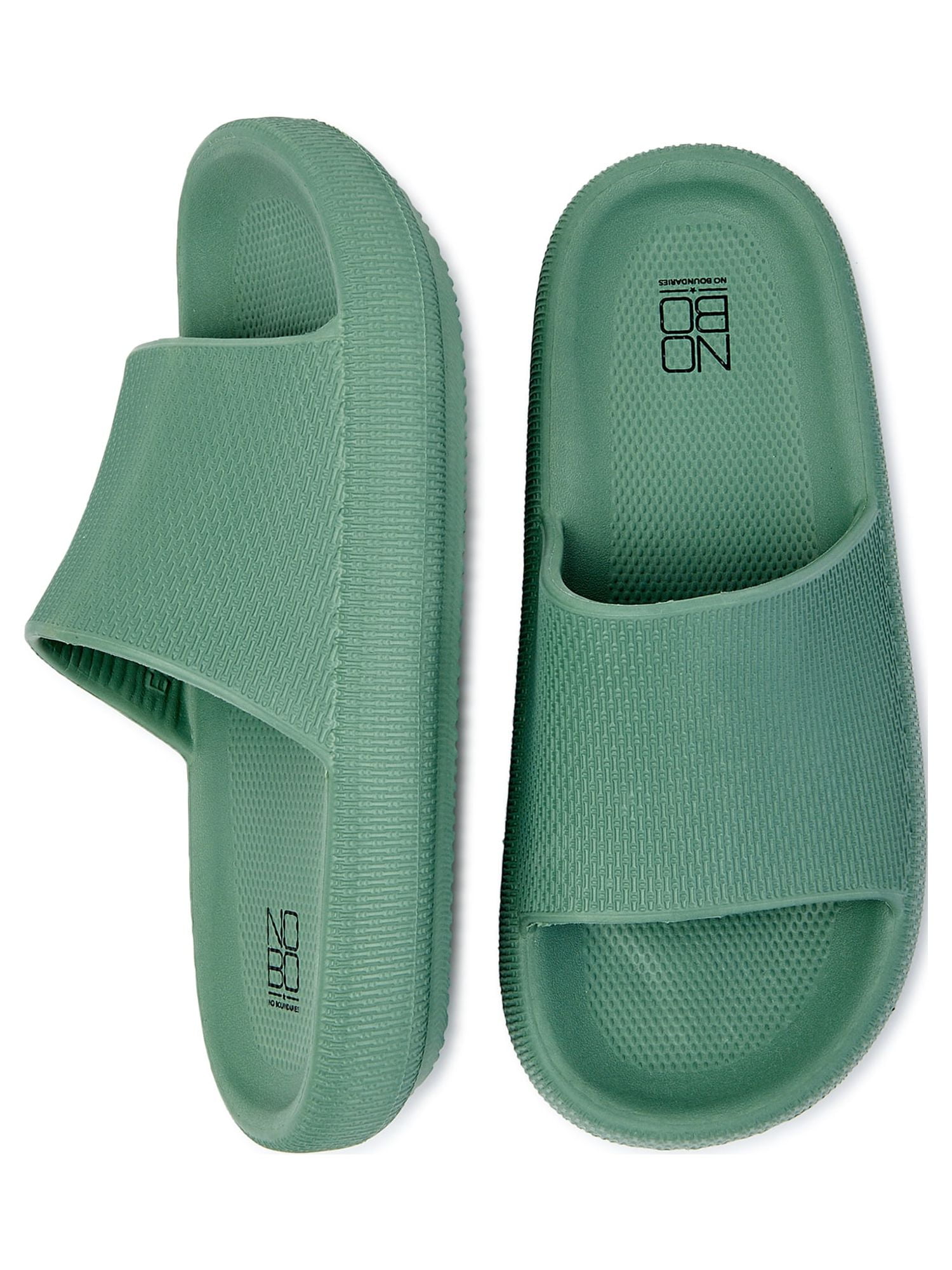 NWT NoBo No Boundaries Pillow Slides Women's Sandals Blue, Pink or  Green