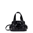 thumbnail image 1 of No Boundaries Women's Contemporary Long Bowler Handbag Black, 1 of 5