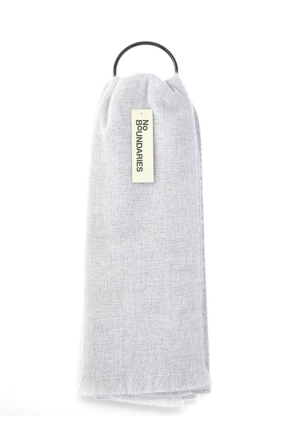 Women's Coordinating Blanket Scarf, One Size, Light Grey Heather