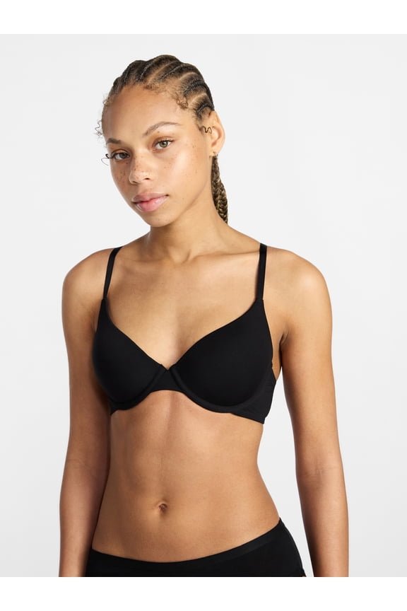 Cotton Blend Lightly Lined T-Shirt Bra, Women's 34A-40C