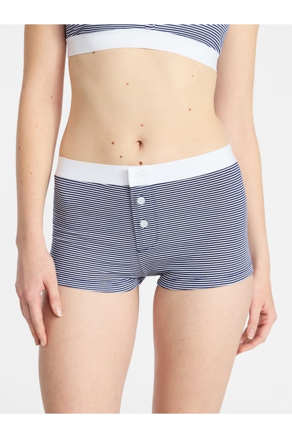 Women's Cotton Jersey Boyshort Panties, Sizes XS-XXXL