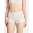 thumbnail image 1 of No Boundaries Women's Cotton Jersey Boyshort Panties, Sizes XS-XXXL, 1 of 5