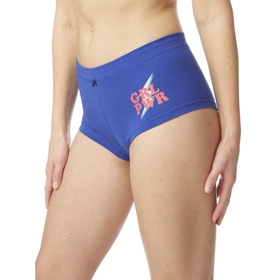 No Boundaries Women's Cotton Spandex Boyshort