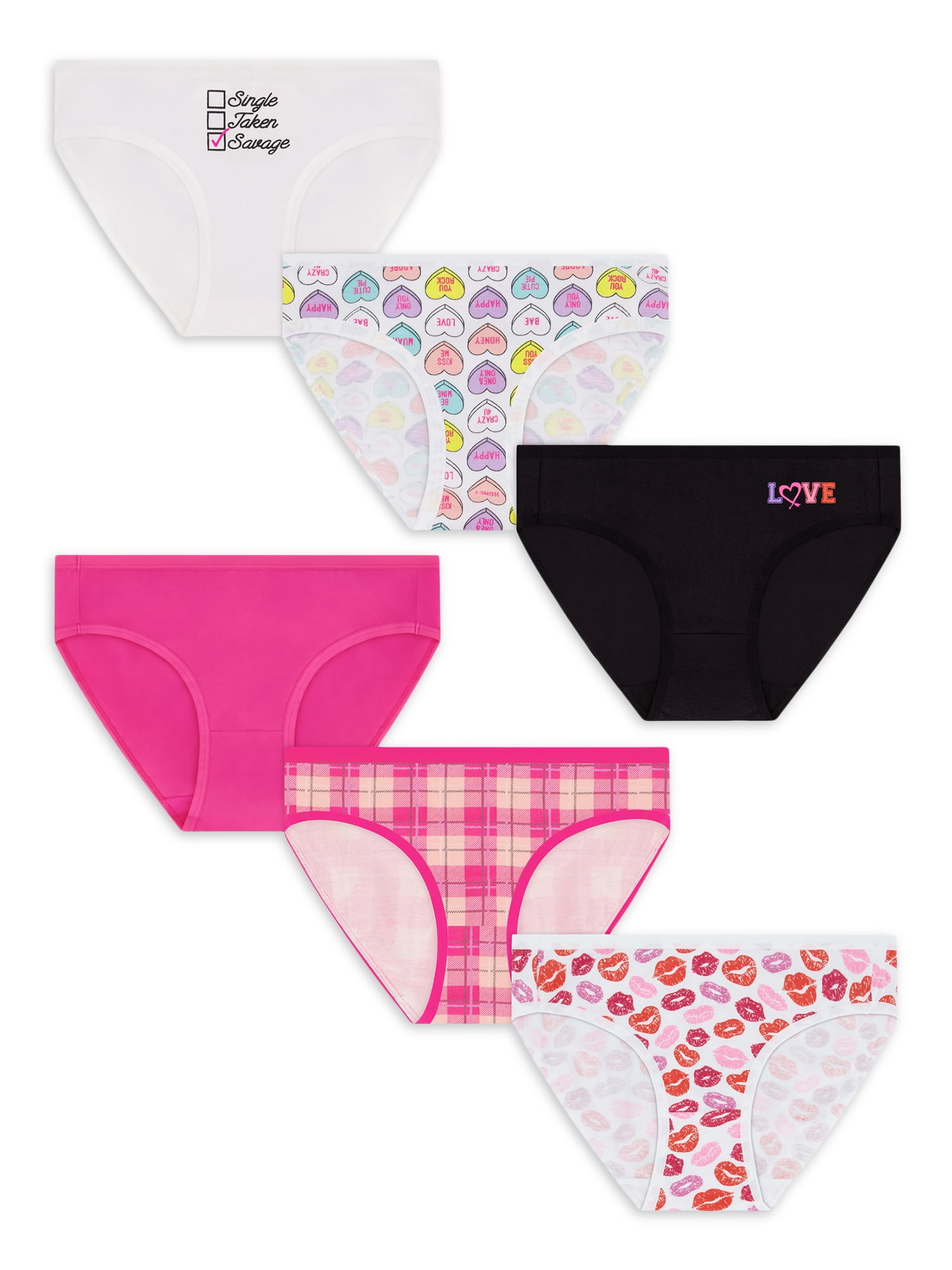 6-12 Bikinis HISPTER Cheeky Panties COTTON SPANDEX BOYKINI Underwears 8434  S-XL 