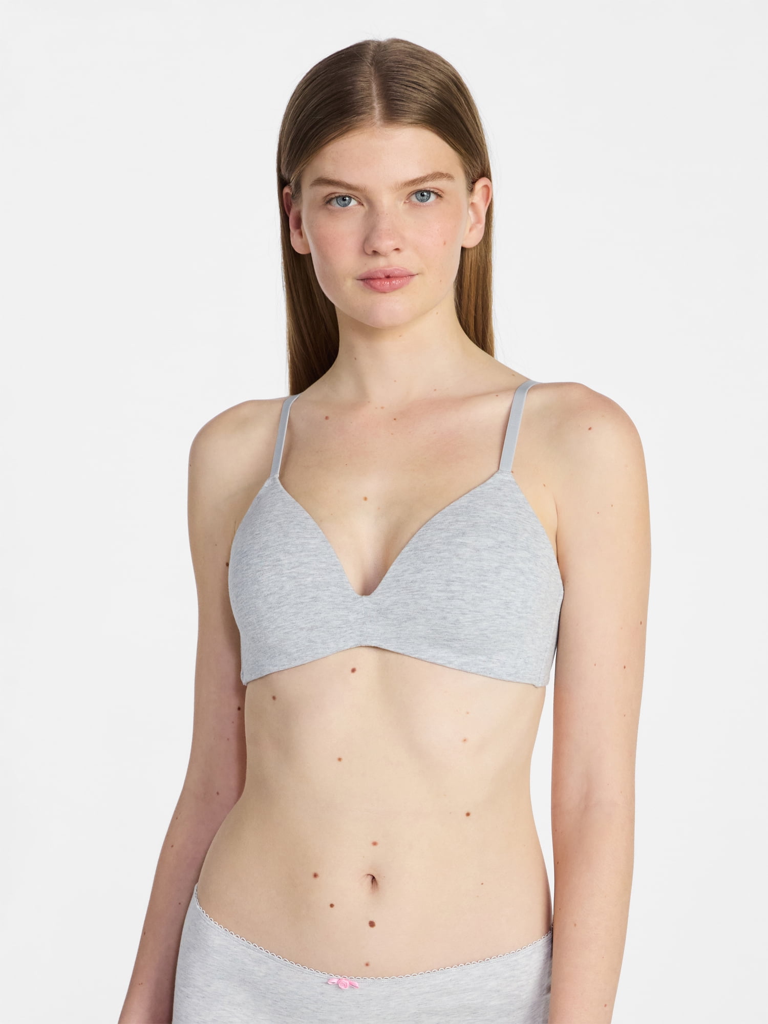 No Boundaries Cotton Wirefree Bra, Women's 32A-44DDD