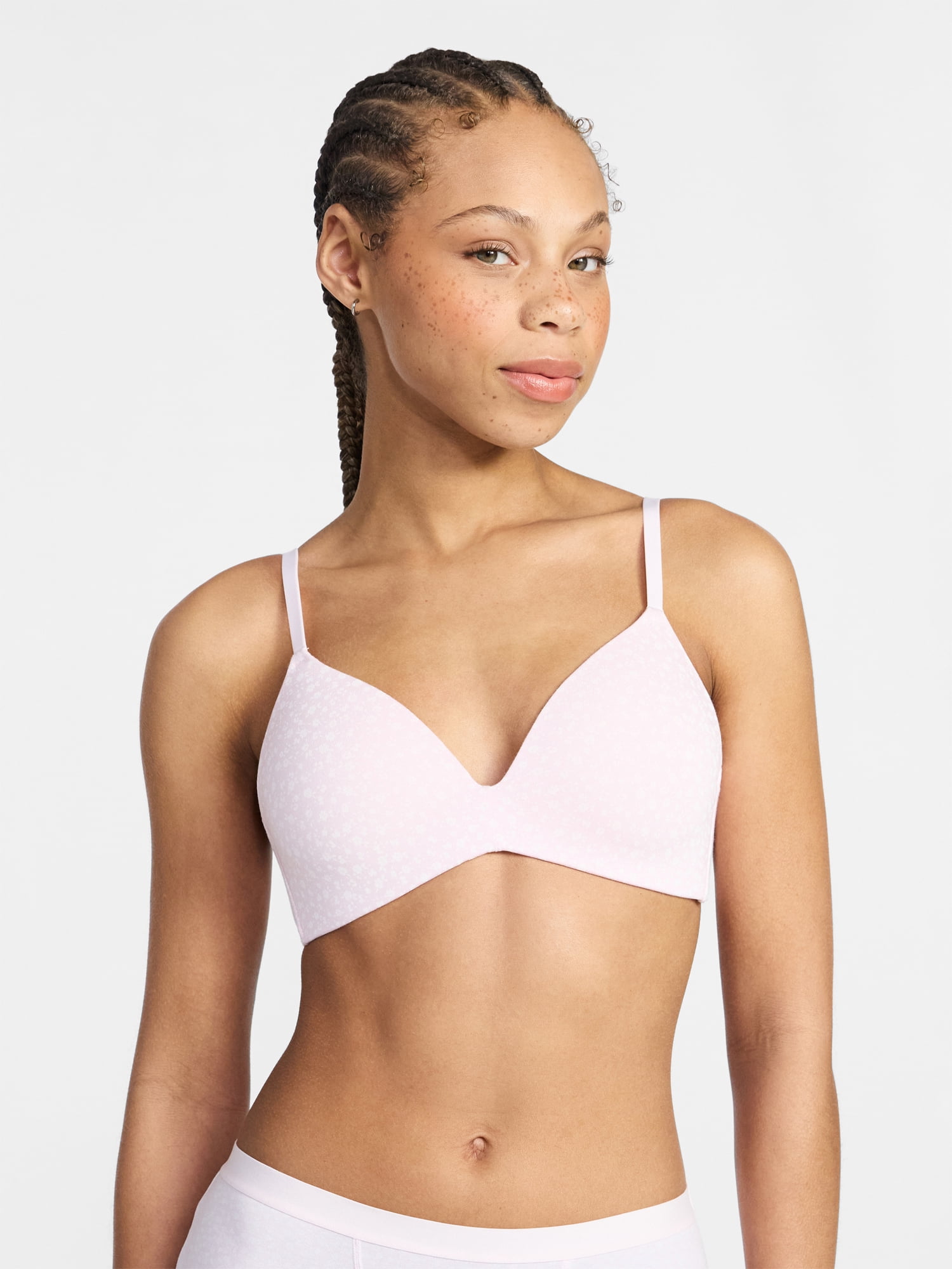 No Boundaries Cotton Wirefree Bra, Women's 32A-44DDD