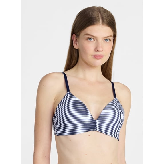 No Boundaries Cotton Wirefree Bra, Women's 32A-44DDD