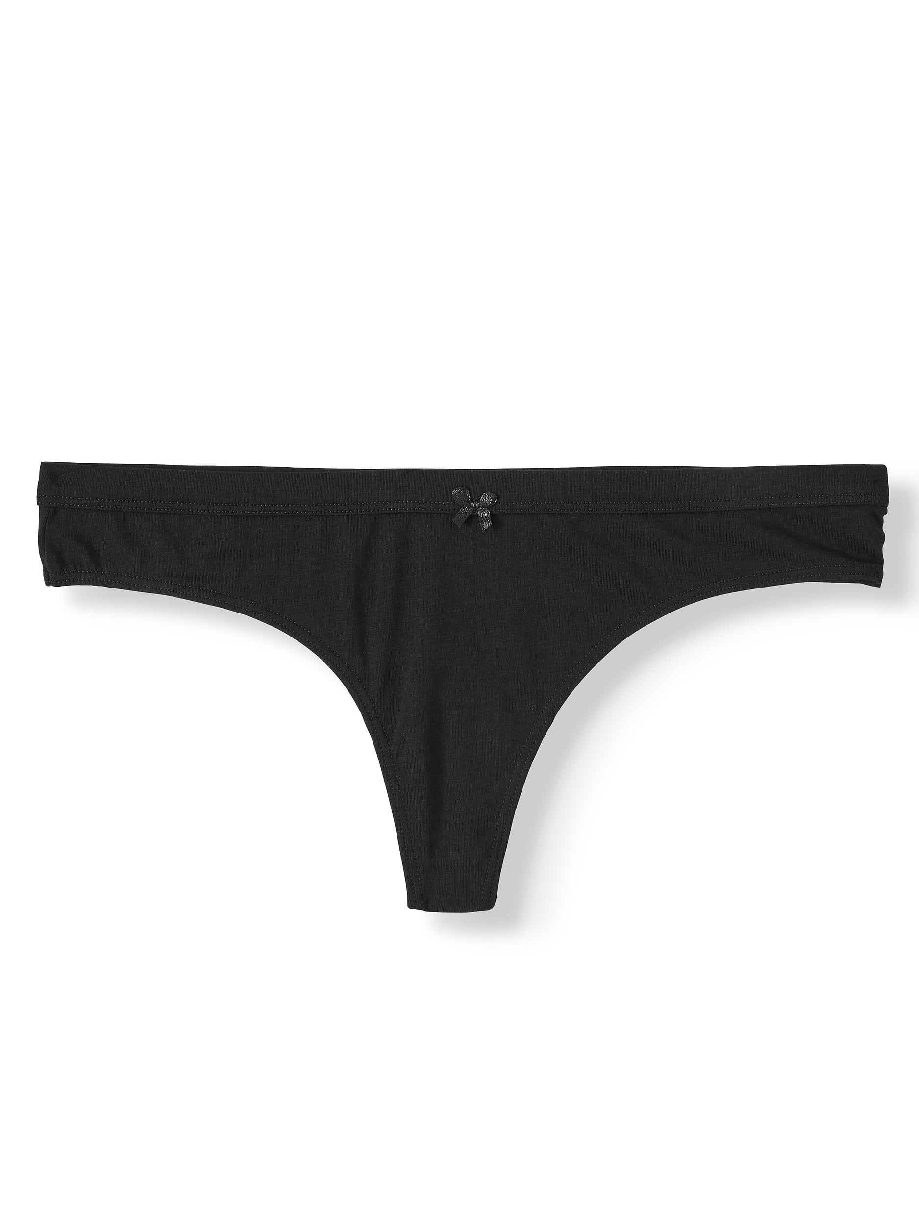 No Boundaries Women's Cotton Thong Panty