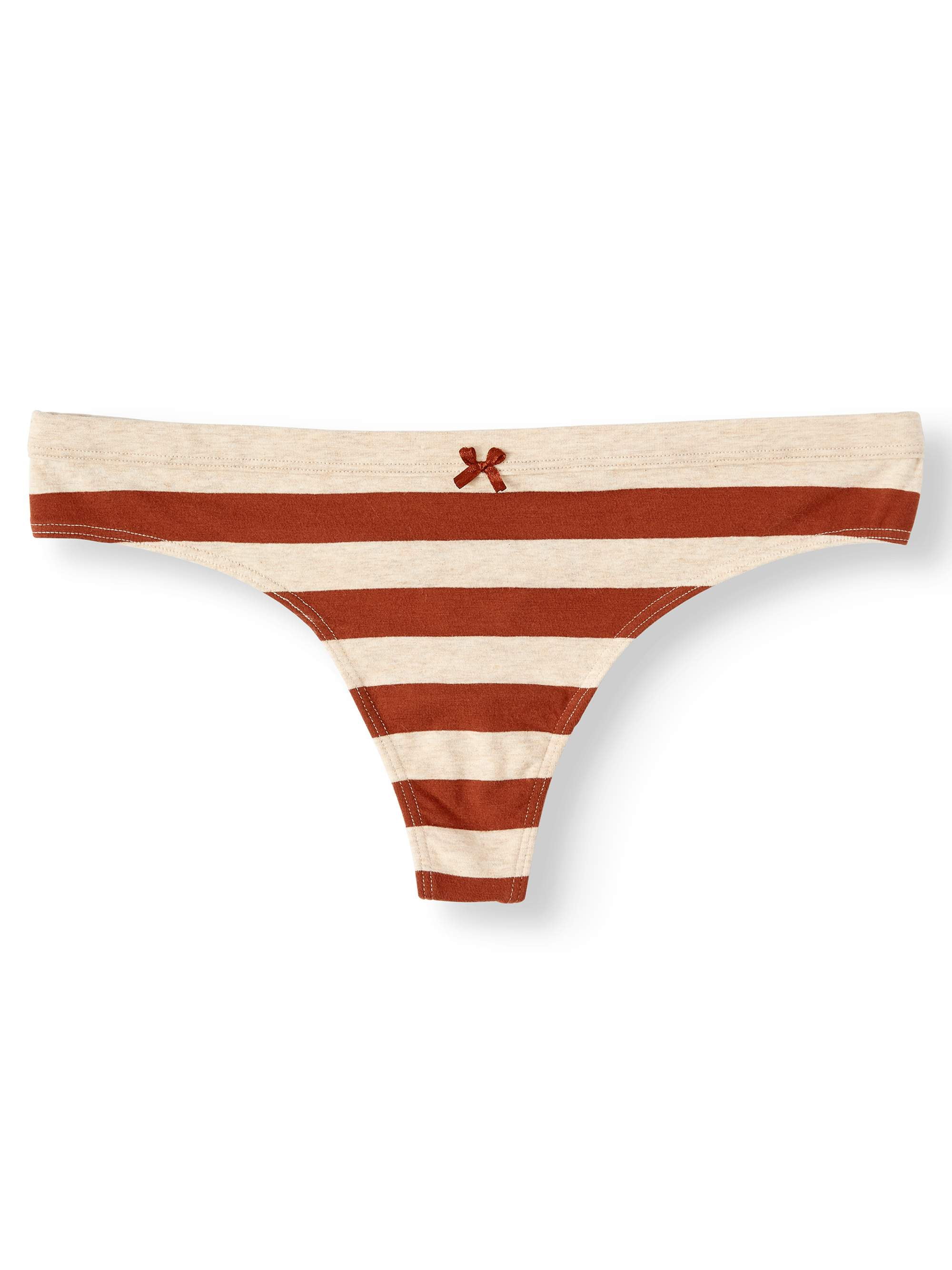 No Boundaries Women's Cotton Thong Panty