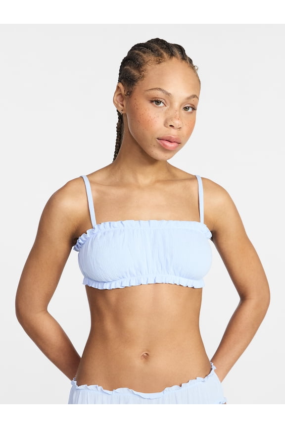 Ruched Woven Bralette, Women's XS-XXXL