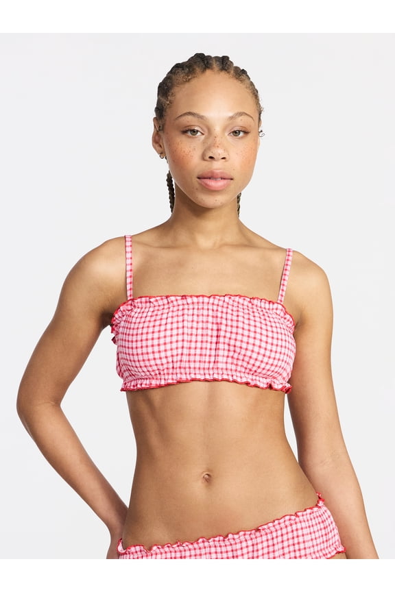 Ruched Woven Bralette, Women's XS-XXXL