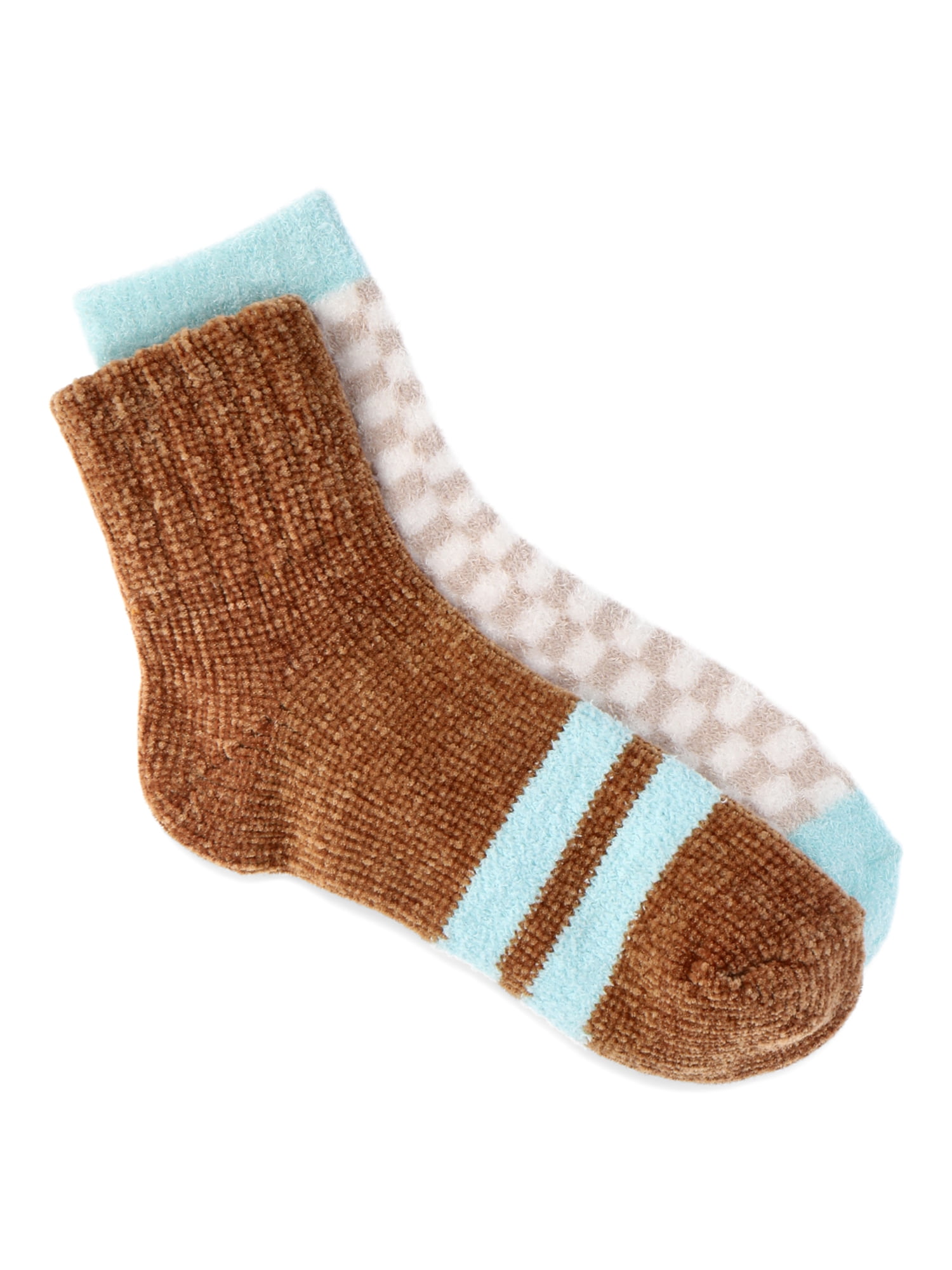 No Boundaries Women s Cozy Socks 2 Pack Size 4 10