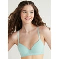 thumbnail image 1 of No Boundaries Women's Demi Underwire T-Shirt Bra with Sugarcup, Sizes 34A-40DD, 1 of 7