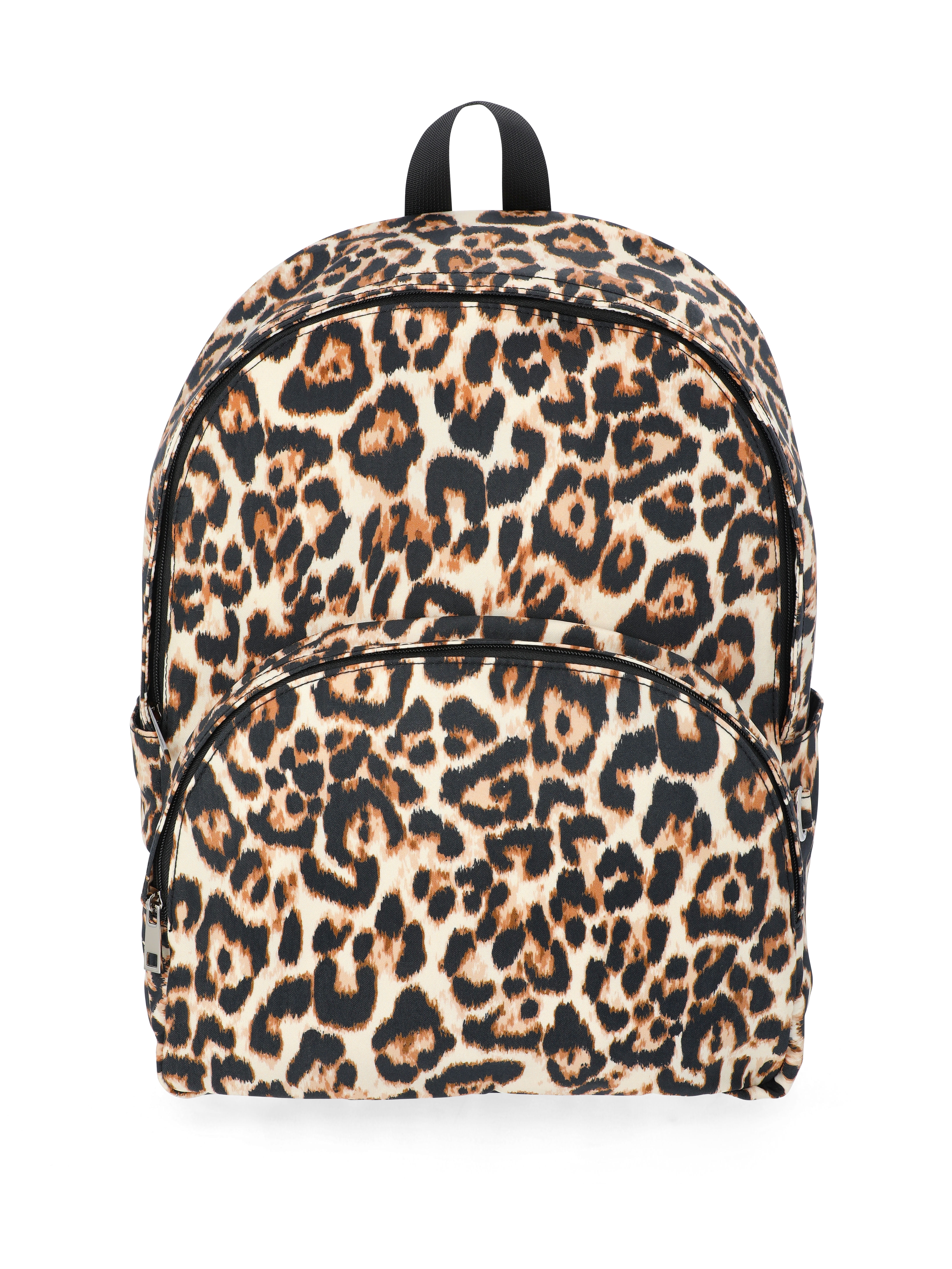 No Boundaries Women's Dome Backpack, Natural Leopard