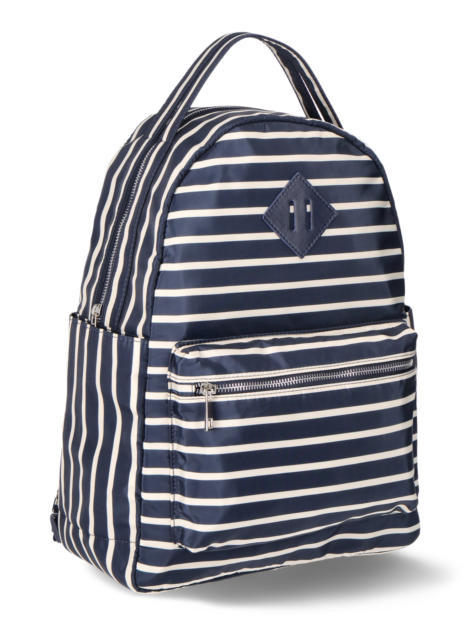 No Boundaries Women's Dome Backpack, Navy Stripe - Walmart.com