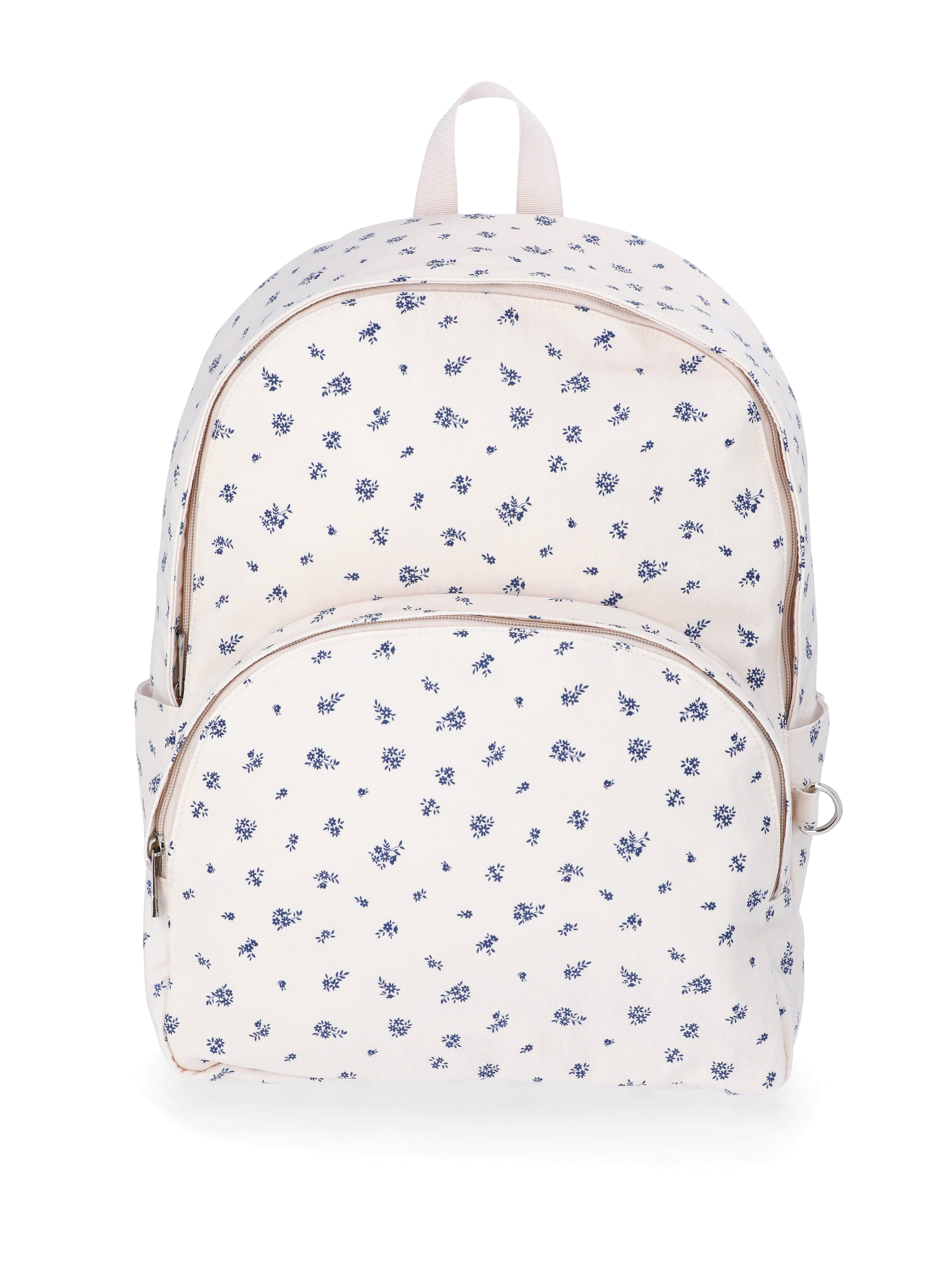 No Boundaries Women's Dome Backpack, Off-White Ditsy Floral