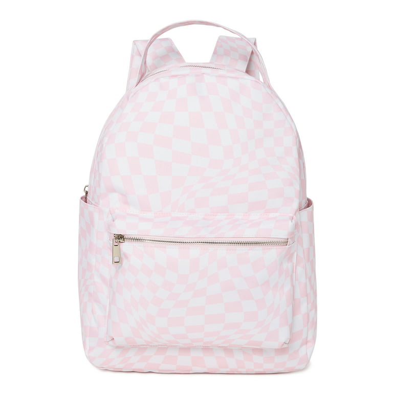 No Boundaries Women's Dome Backpack Pink Starlight Checker 